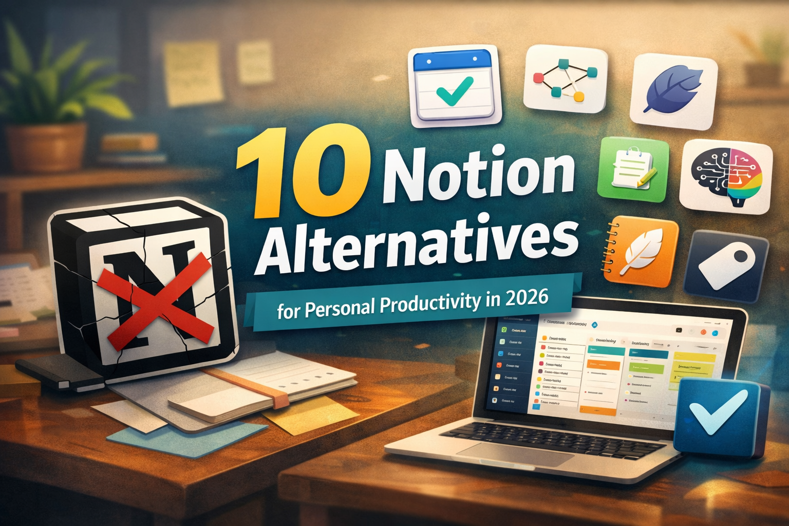 10 Notion Alternatives for Personal Productivity in 2026