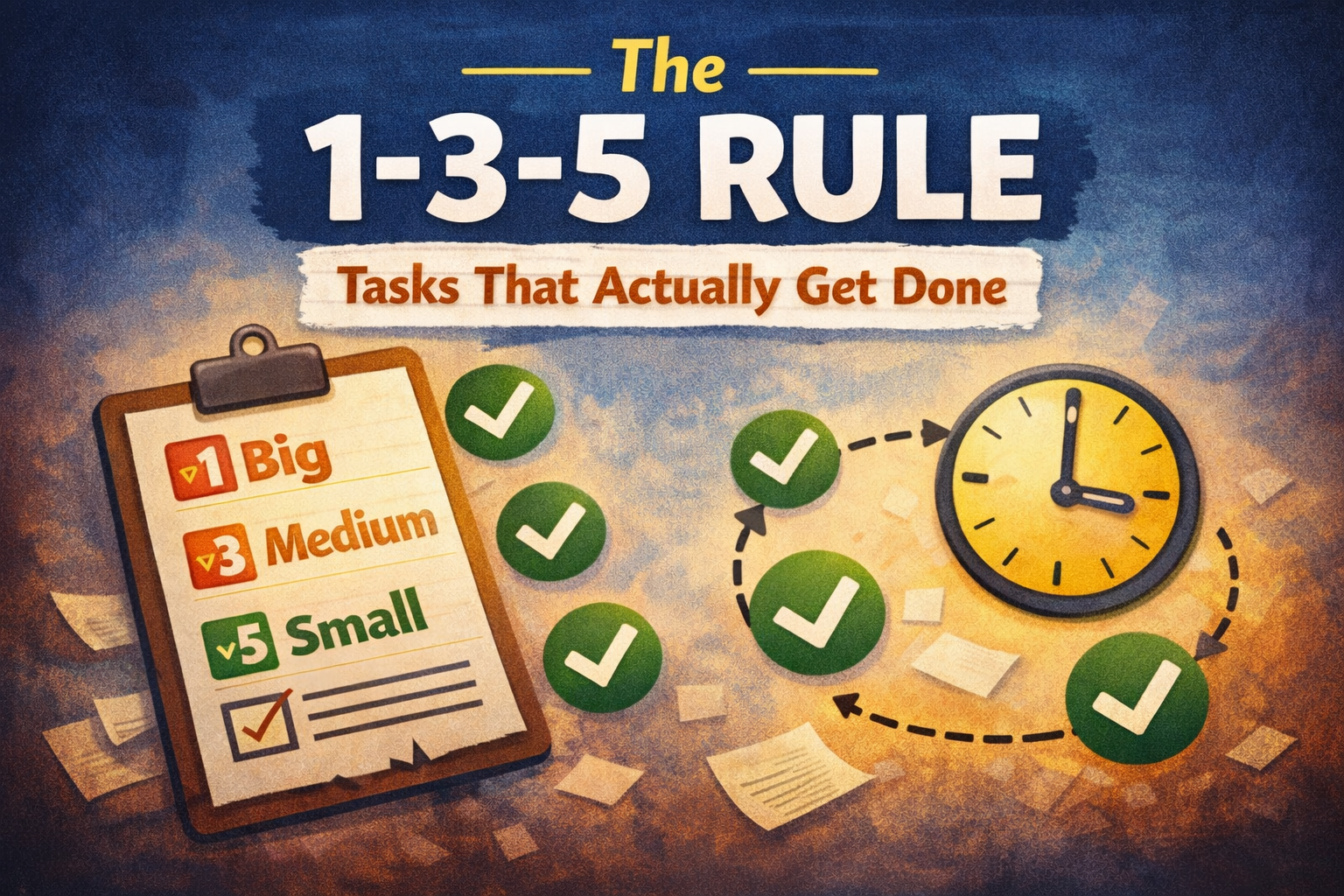 The 1–3–5 Rule for Tasks
