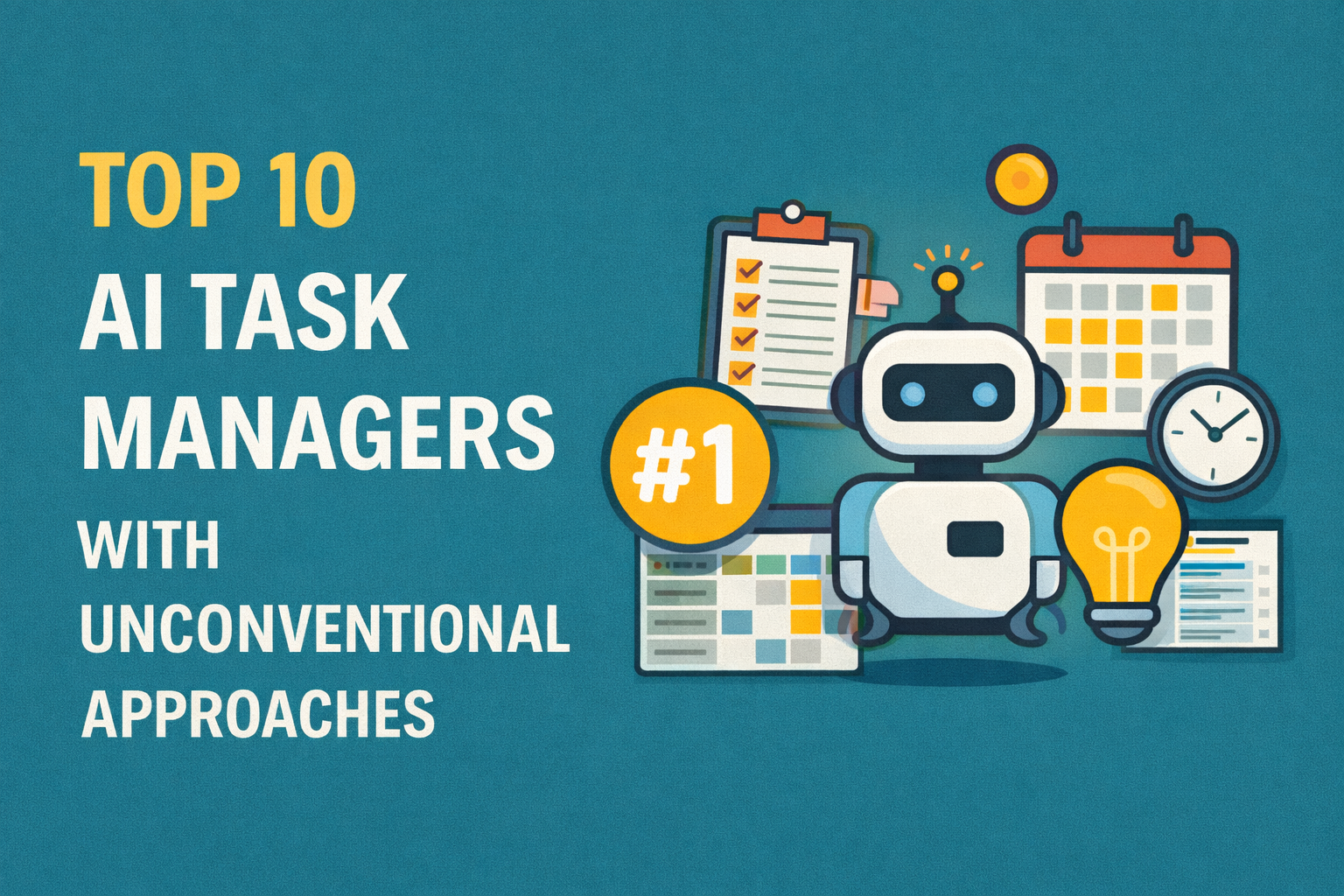 Top 10 AI Task Managers With Unconventional Approaches
