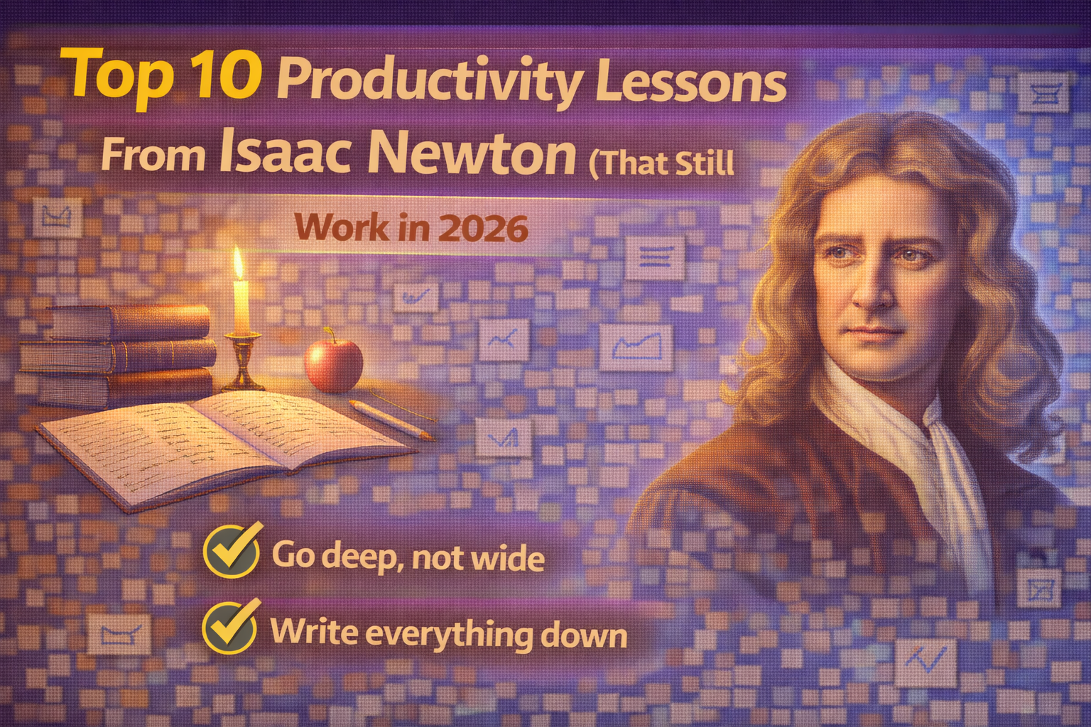 Top 10 Productivity Lessons From Isaac Newton (That Still Work in 2026)