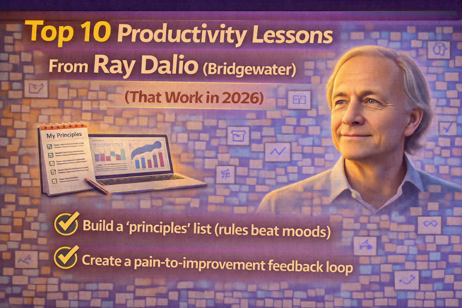 Top 10 Productivity Lessons From Ray Dalio (Bridgewater) That Work in 2026