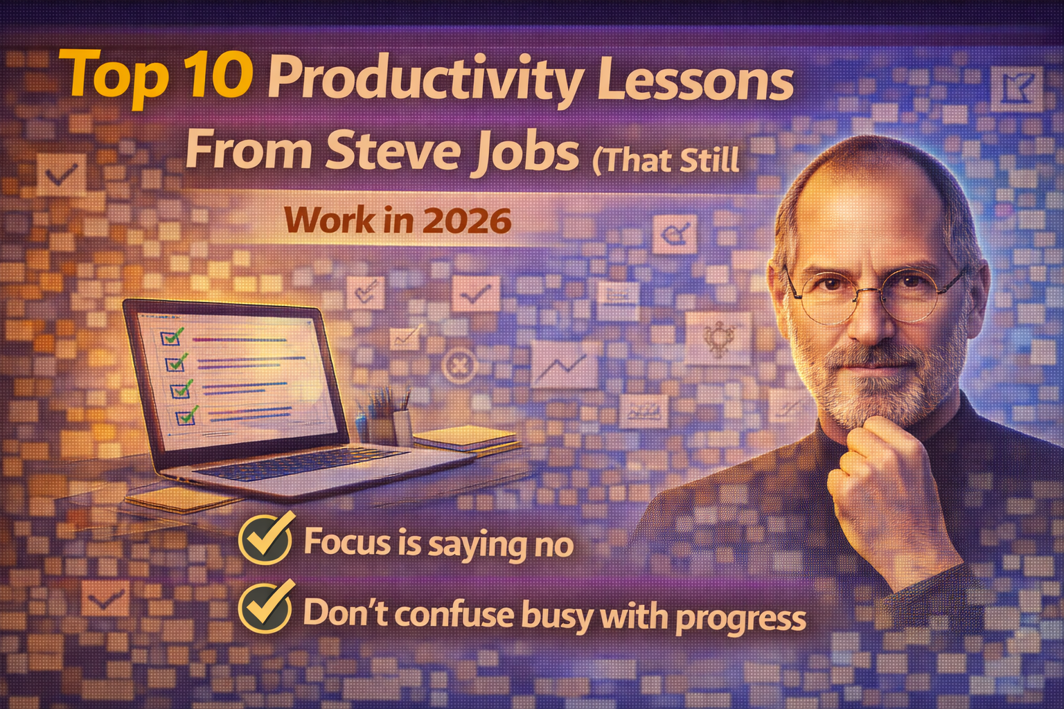 Top 10 Productivity Lessons From Steve Jobs (That Still Work in 2026)