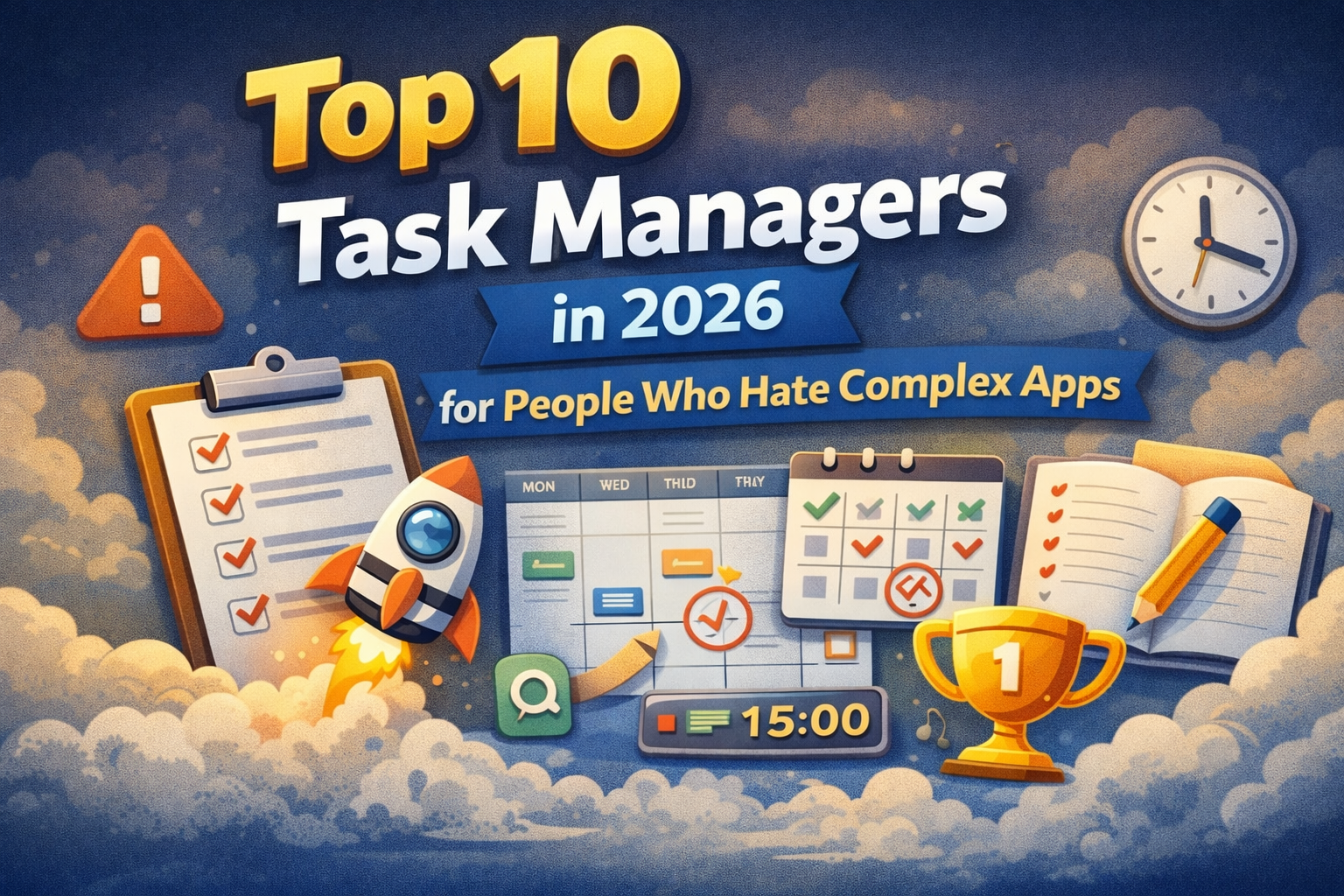 Top 10 Task Managers in 2026 for People Who Hate Complex Apps