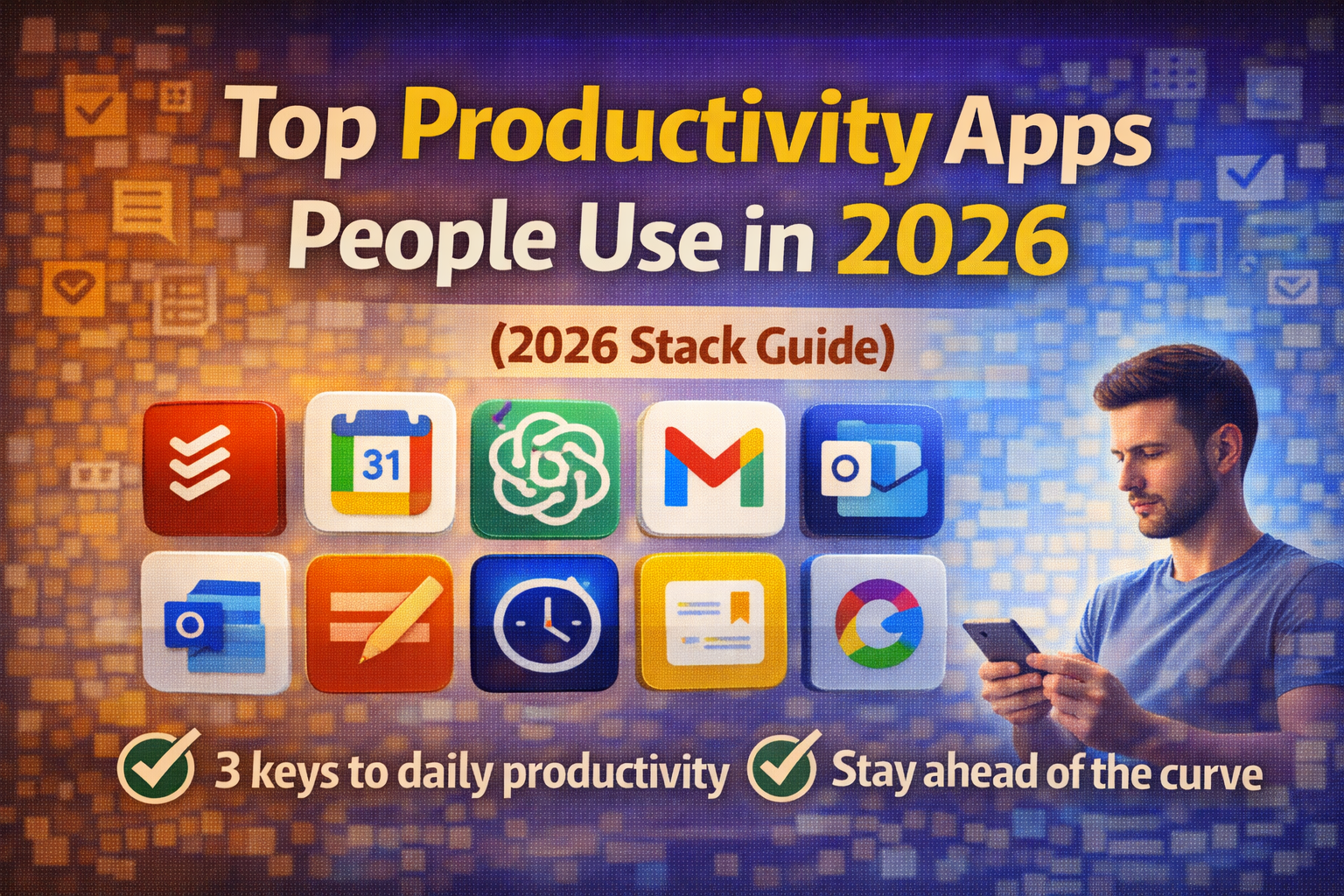 Top Productivity Apps People Use in 2026 (Personal Use Stack)