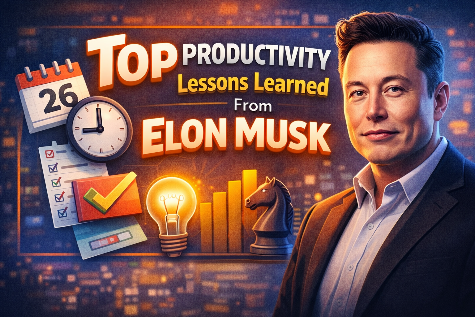 Top Productivity Lessons Learned from Elon Musk