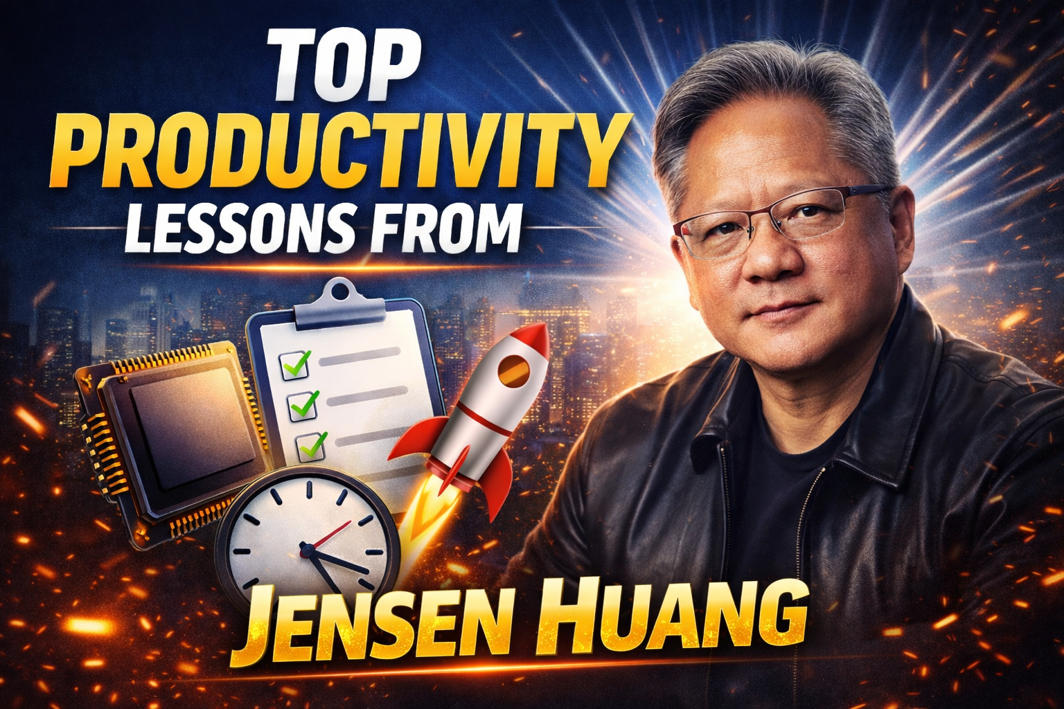 Top Productivity Lessons You Can Learn From Jensen Huang