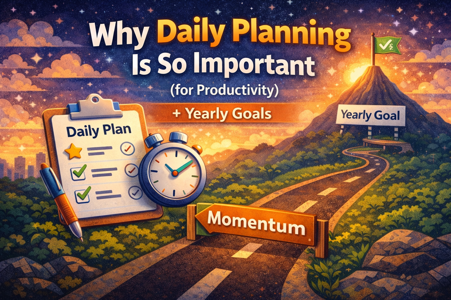 Why Daily Planning Is So Important for Productivity (And Yearly Goals)